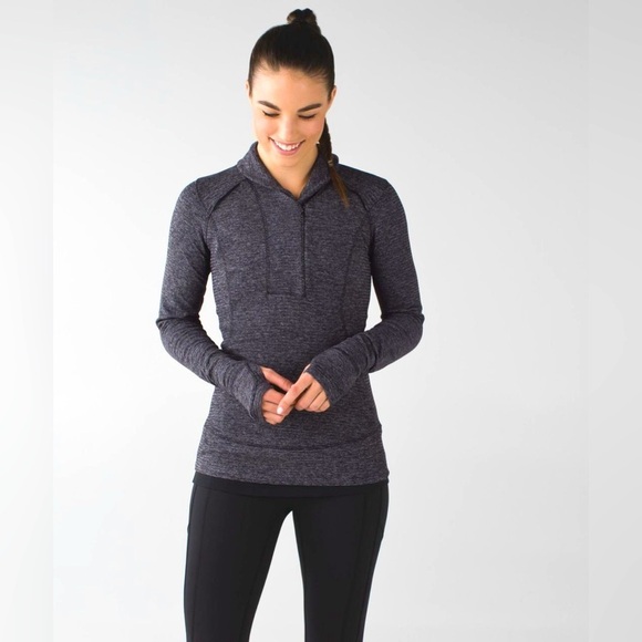 Lululemon Think Fast Pullover Quarter Zip Yoga Running Rulu Jacket - Picture 1 of 11